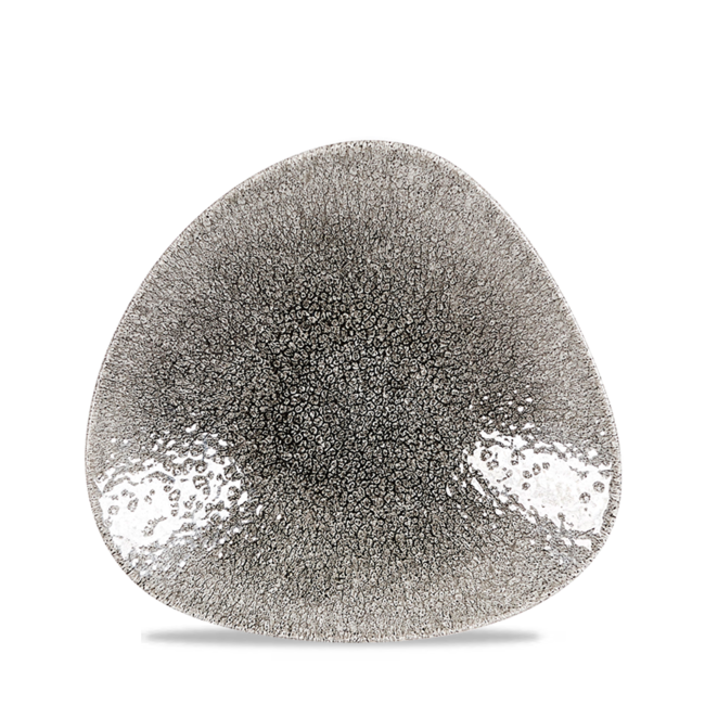 Churchill Servies Horeca Kwaliteit Raku Quartz Black Triangle Shallow Bowl 21 x 21cm 12/box