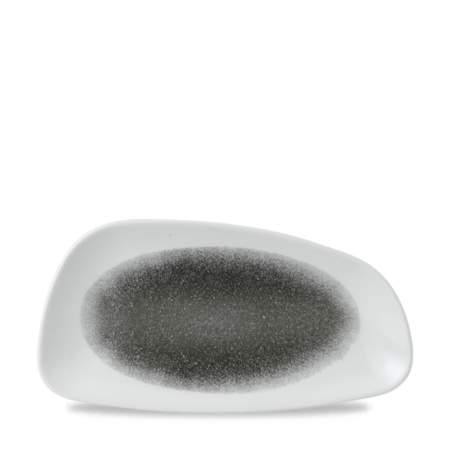 Churchill Servies Horeca Kwaliteit Raku Quartz Black Chefs Geo Plate 30 x 15.5cm 12/box