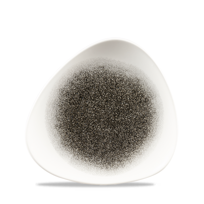 Churchill Servies Horeca Kwaliteit Raku Quartz Black Lotus Plate 18cm 12/box