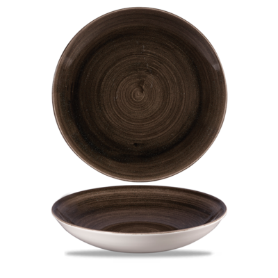 Churchill Churchill Stonecast Patina Iron Black Evolve Coupe Bowl 24.8cm