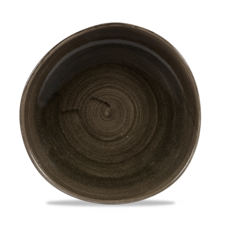 Churchill Servies Horeca Kwaliteit Stonecast Patina Iron Black Round Trace Bord 28.6cm