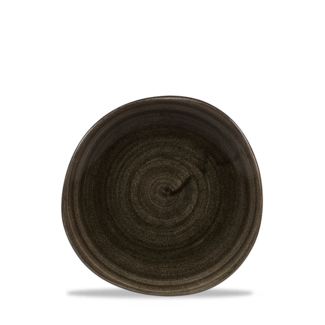 Churchill Servies Horeca Kwaliteit Stonecast Patina Iron Black Round Trace Bord 18.6cm Churchill Servies Horeca Kwaliteit Stonecast Patina Iron Black Round Trace Bord 18.6cm