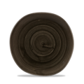 Churchill Servies Horeca Kwaliteit Stonecast Patina Iron Black Round Trace Bord 21cm