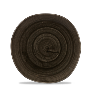 Churchill Servies Horeca Kwaliteit Stonecast Patina Iron Black Round Trace Bord 21cm