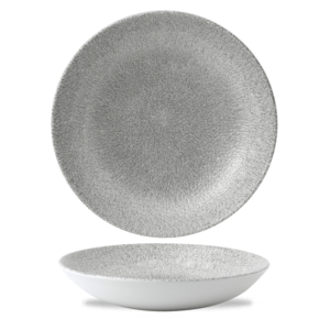 Churchill Servies Horeca Kwaliteit Raku Jasper Grey Evolve Coupe Bowl 24.8cm