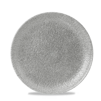 Churchill Servies Horeca Kwaliteit Raku Jasper Grey Evolve Coupe Bord 21.7cm