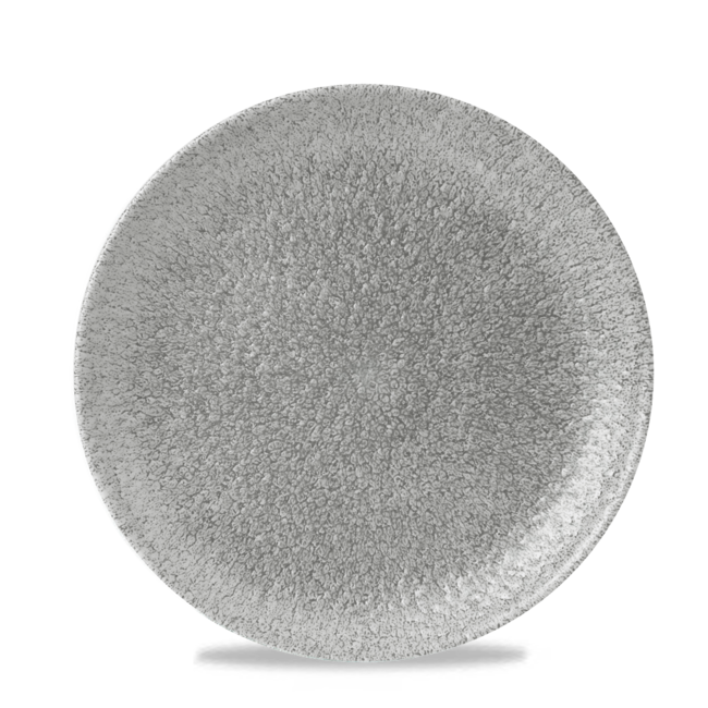 Churchill Servies Horeca Kwaliteit Raku Jasper Grey Evolve Coupe Plate 22cm 12/box