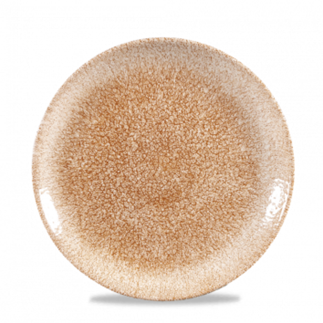 Churchill Servies Horeca Kwaliteit Raku Garnet Orange Evolve Coupe Plate 22cm 12/box