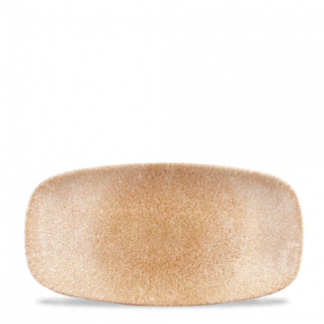 Churchill Servies Horeca Kwaliteit Raku Garnet Orange Chefs Oblong Plate 29.8 x 15.3cm 12/box