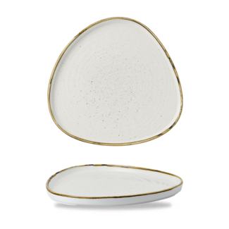 Churchill Servies Horeca Kwaliteit Stonecast Barley White Triangle Walled Chefs Bord 26cm