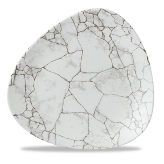 Churchill Servies Horeca Kwaliteit Studio Prints Kintsugi Agate Grey Lotus Bord 25,4cm Churchill Servies Horeca Kwaliteit Studio Prints Kintsugi Agate Grey Lotus Bord 25,4cm