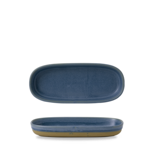 Churchill Servies Horeca Kwaliteit Emerge Oslo Blue Tray 23x9,5x3,3cm