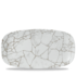 Churchill Servies Horeca Kwaliteit Studio Prints Kintsugi Agate Grey Chefs Oblong Bord 35,5x1