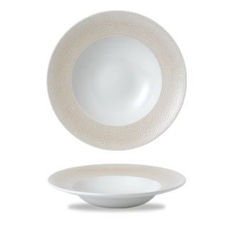 Churchill Servies Horeca Kwaliteit Isla Spinwash Sand Wide Rim Bowl 28cm