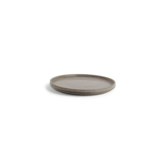 F2D servies Horeca Kwaliteit F2D | Structo Plat bord 20,5cm met opstaande rand Brown