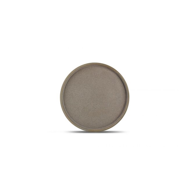 F2D servies Horeca Kwaliteit F2D | Structo Plat bord 20,5cm met opstaande rand Brown