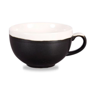 Churchill Servies Horeca Kwaliteit Monochrome Ony Black Cappuccino Cup 22.7cl