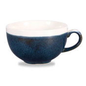 Churchill Servies Horeca Kwaliteit Monochrome Sapphire Blue Cappuccino Cup 34cl