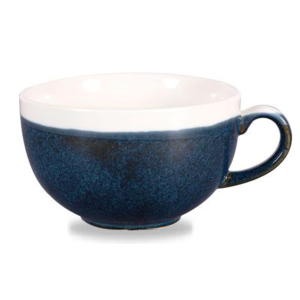 Churchill Servies Horeca Kwaliteit Monochrome Sapphire Blue Cappuccino Cup 22.7cl