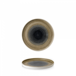 Churchill Servies Horeca Kwaliteit Stonecast Aqueous Bayou Walled Bord 21cm