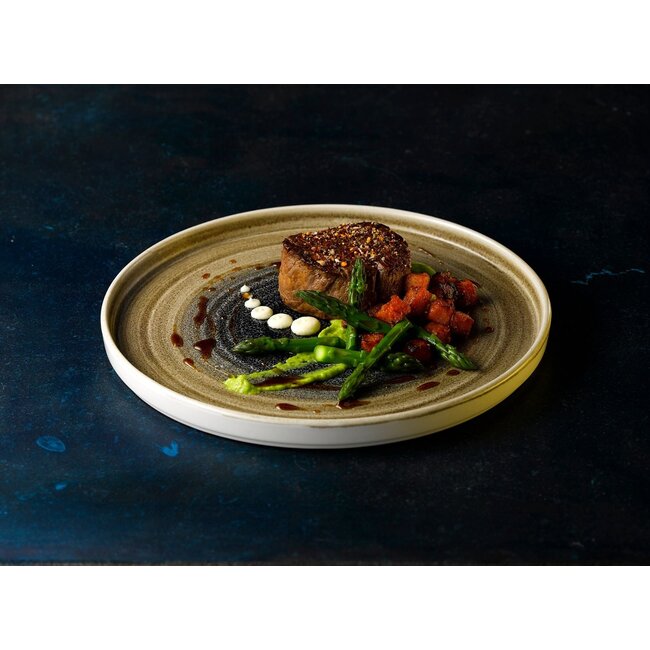 Churchill Servies Horeca Kwaliteit Aqueous Bayou Walled Plate 21cm 6/box