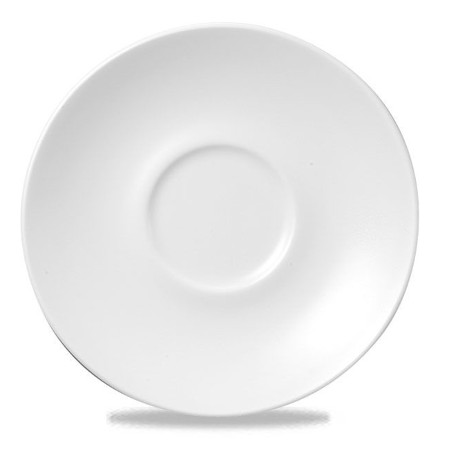 Churchill Servies Horeca Kwaliteit White Cappuccino Saucer 15.6cm