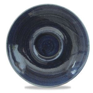 Churchill Monochrome Mist Blue Cappuccino Saucer 15.6cm