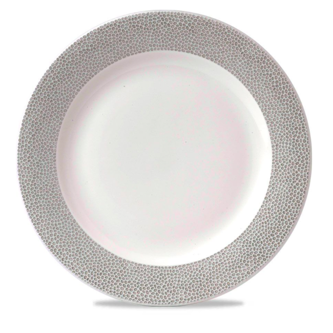 Churchill Servies Horeca Kwaliteit Isla Spinwash Shale Grey Profile Wide Rim Bord 30.5cm
