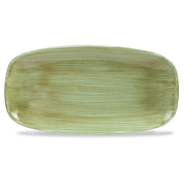 Churchill Servies Horeca Kwaliteit Stonecast Patina Burnished Green Chefs Oblong Plate 11 3/4X