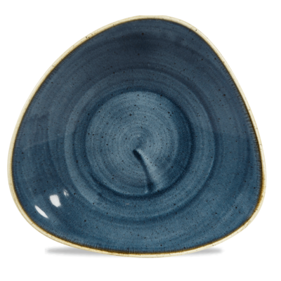 Churchill Servies Horeca Kwaliteit Stonecast Blueberry Triangle Shallow Bowl 27.2x26.7cm