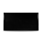 Churchill Churchill | Plastic Rect Blk Melamine Tray 53cm x 32cm