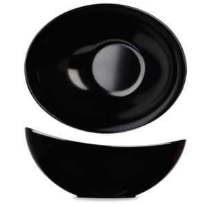 Churchill Plastic Melamine Black Moonstone Bowl
