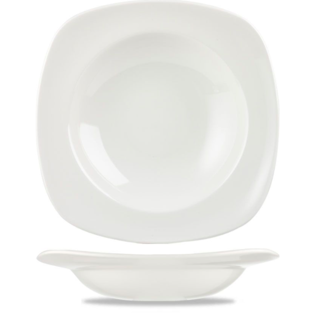 Churchill Servies Horeca Kwaliteit White Square Soup Bord 24.5cm