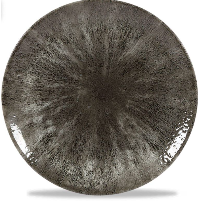 Churchill Servies Horeca Kwaliteit Stone Quartz Black Evolve Coupe Plate 22cm 12/box