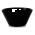 Churchill Servies Horeca Kwaliteit Metallic Black Zest Snack Bowl 28cl