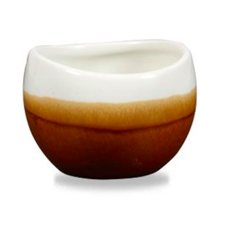 Churchill Servies Horeca Kwaliteit Monochrome Cinnamon Brown Bulb Dip Pot
