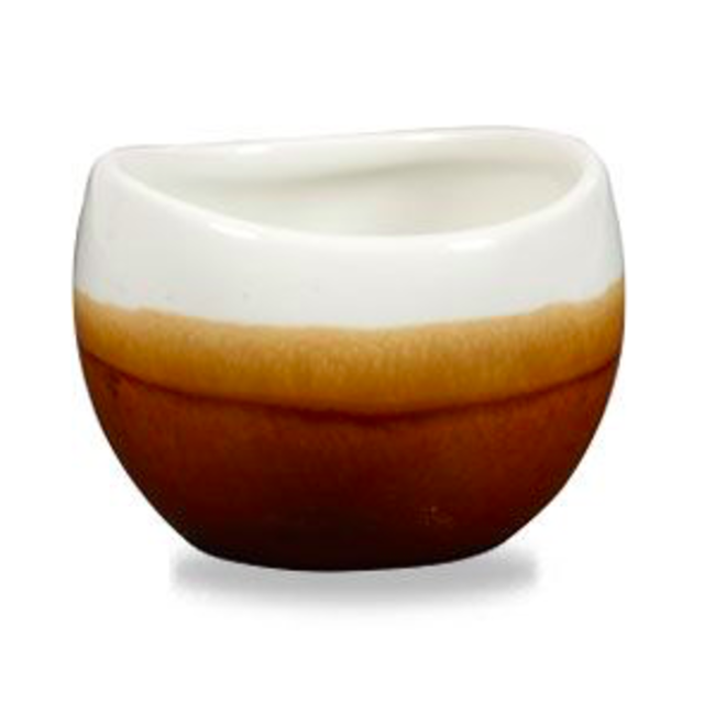 Churchill Servies Horeca Kwaliteit Monochrome Cinnamon Brown Dip Pot 2.5Oz 6/box DISCONTINUED