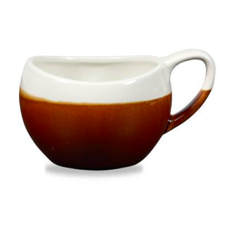 Churchill Servies Horeca Kwaliteit Monochrome Cinnamon Brown Bulb Mug 18.4cl