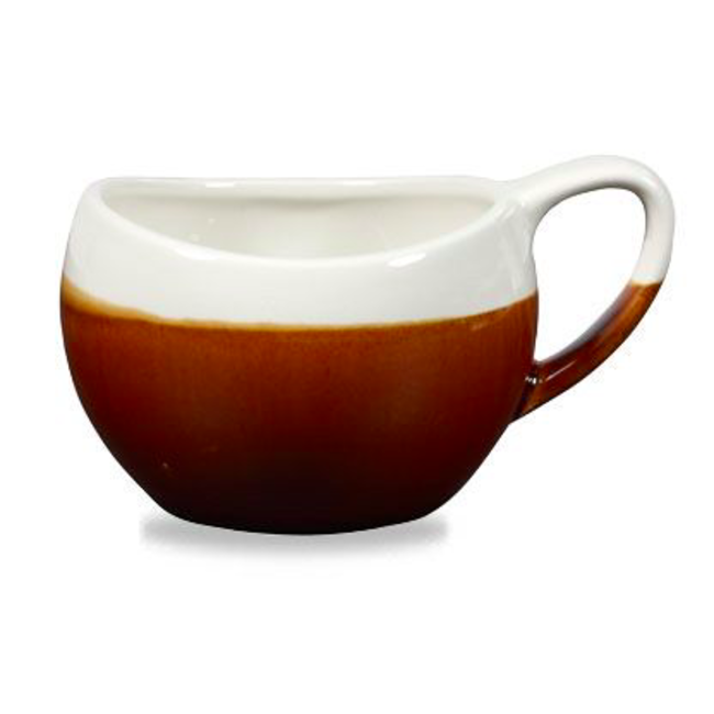 Churchill Servies Horeca Kwaliteit Monochrome Cinnamon Brown Bulb Mug 18.4cl
