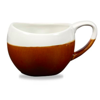 Churchill Servies Horeca Kwaliteit Monochrome Cinnamon Brown Bulb Mug 22.7cl