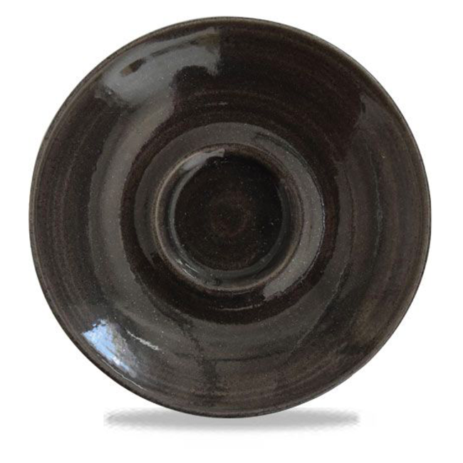 Churchill Servies Horeca Kwaliteit Monochrome Iron Black Espresso Saucer 11cm 12/box