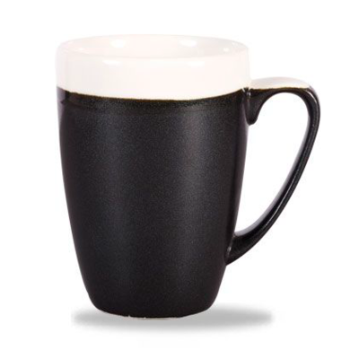 Churchill Servies Horeca Kwaliteit Monochrome Ony Black Profile Mug 34cl