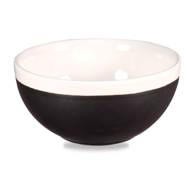 Churchill Servies Horeca Kwaliteit Monochrome Onyx Black Soup Bowl 473ml 12/box