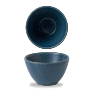 Churchill Oslo Blue Contour Deep Bowl 10.2x5.9cm