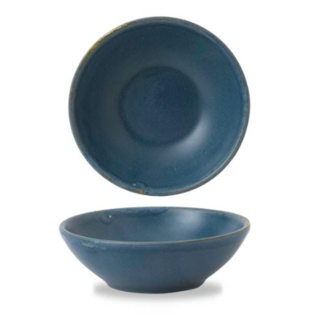 Churchill Servies Horeca Kwaliteit Oslo Blue Contour Shallow Bowl 13x4.2cm