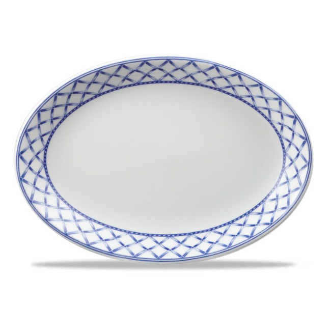 Churchill Servies Horeca Kwaliteit DISCONTINUED Pavilion Oval Plate / Gravy Boat Std 20cm 12/bo
