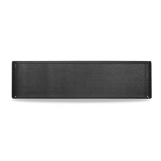 Churchill Servies Horeca Kwaliteit Plastic Rect Blk Melamine Tray 55.3cm x 15.2cm