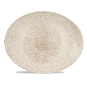 Churchill Servies Horeca Kwaliteit Raku Agate Grey Orbit Oval Coupe Bord 27cm x 22.9cm