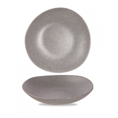 Churchill Churchill | Plastic Trace Granite Blk Melamine Bowl 38cm