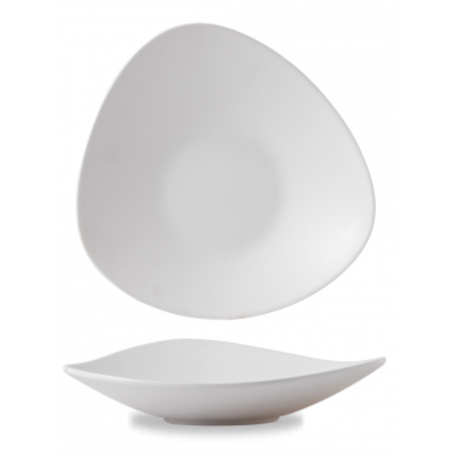 Churchill Servies Horeca Kwaliteit Plastic White Lotus Melamine Dish 35.5cm